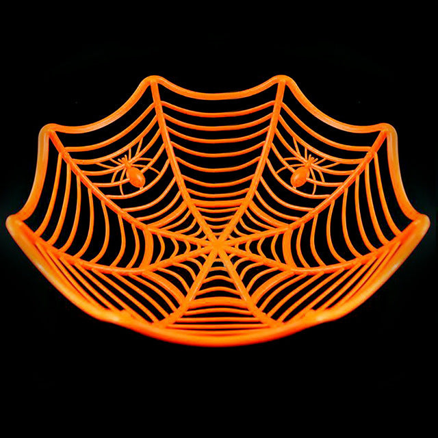 Halloween Spider Web Candy/Fruit Basket