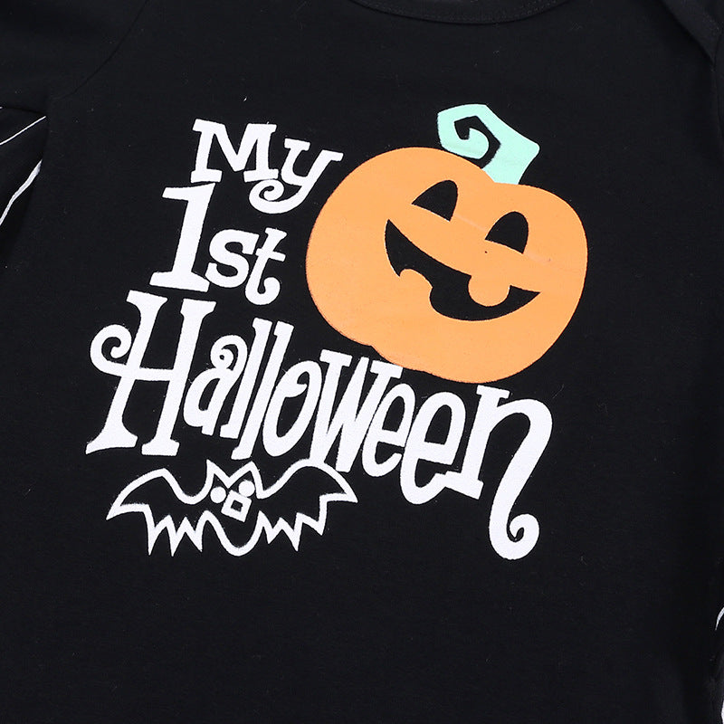 Baby Halloween long-sleeved jumpsuit