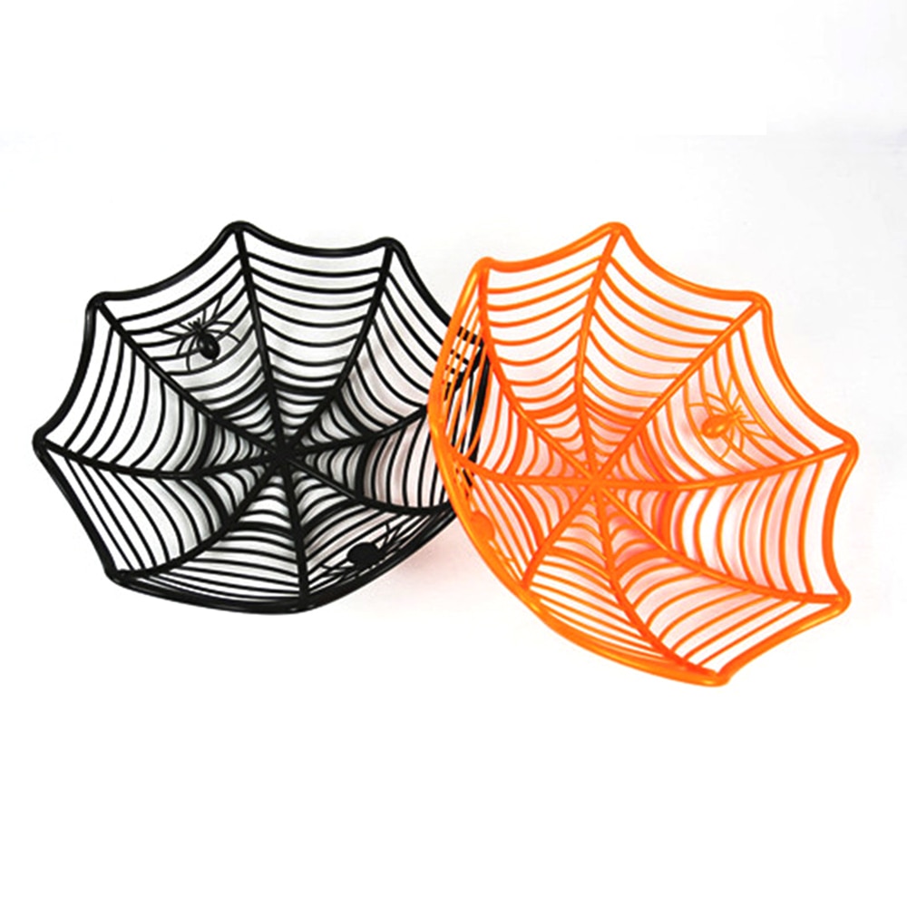 Halloween Spider Web Candy/Fruit Basket