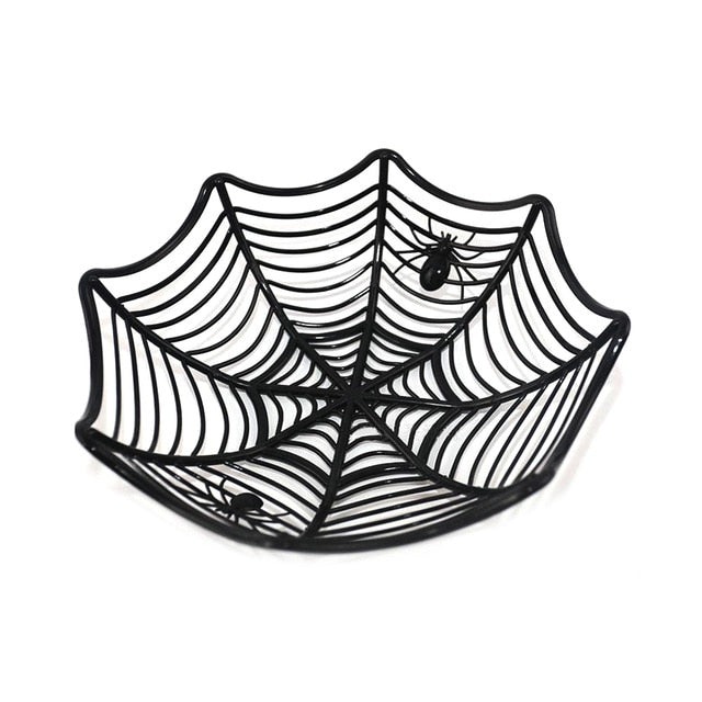 Halloween Spider Web Candy/Fruit Basket