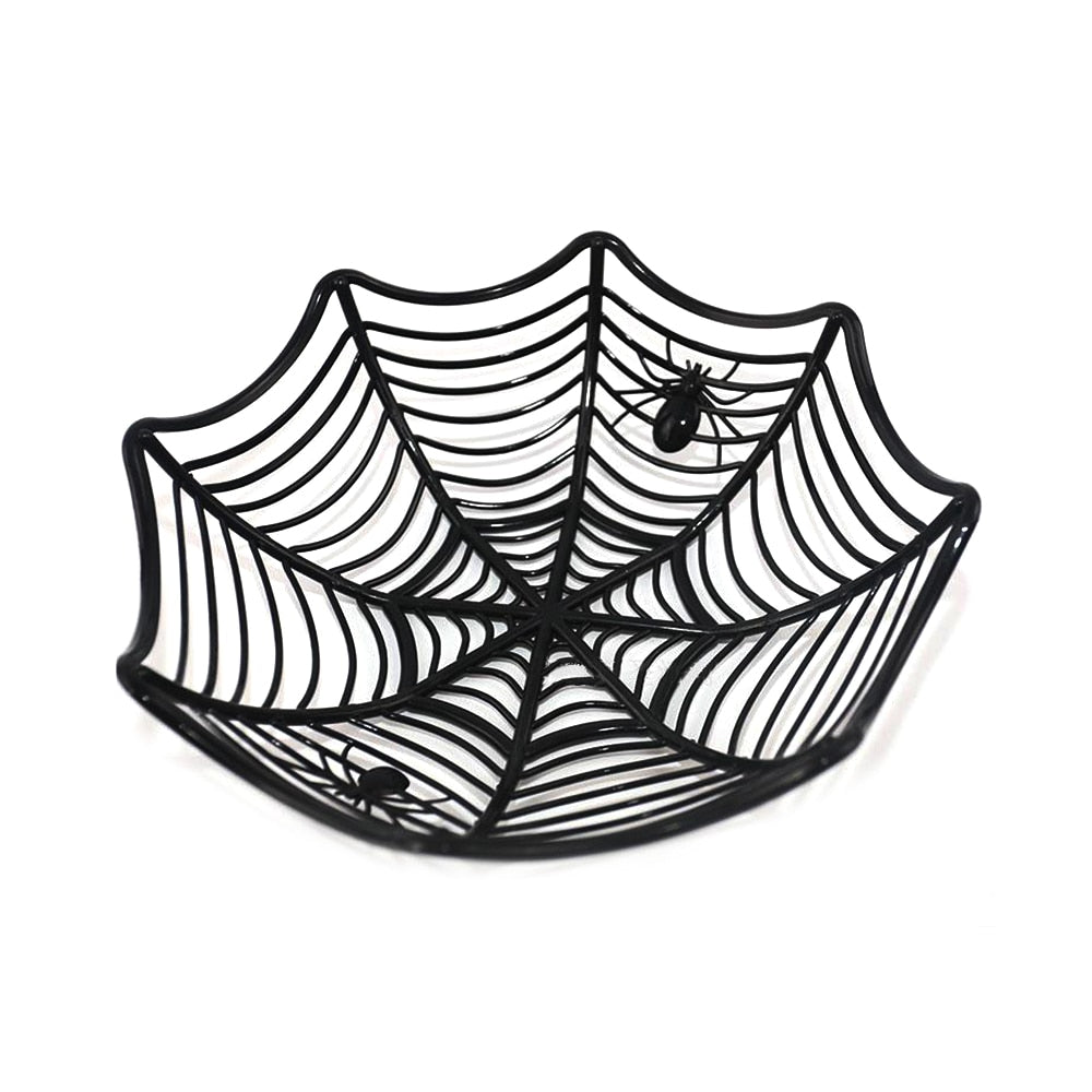 Halloween Spider Web Candy/Fruit Basket